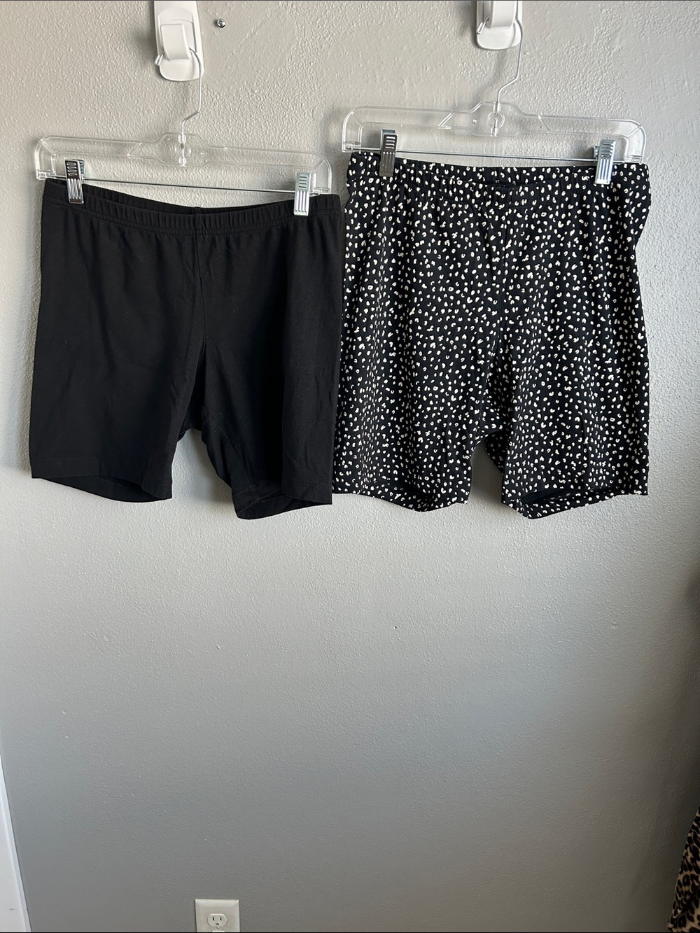 Women’s Biker Shorts Duo — Stretch & Printed Pair
